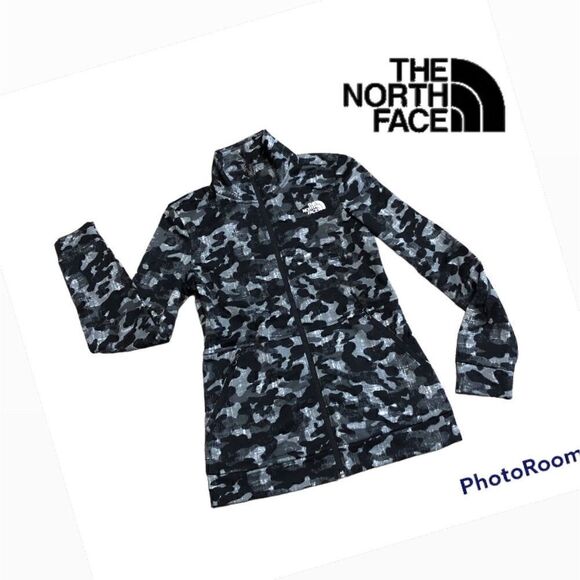 TNF The North Face Camo jacket top long sleeve size XS womens - Picture 1 of 7